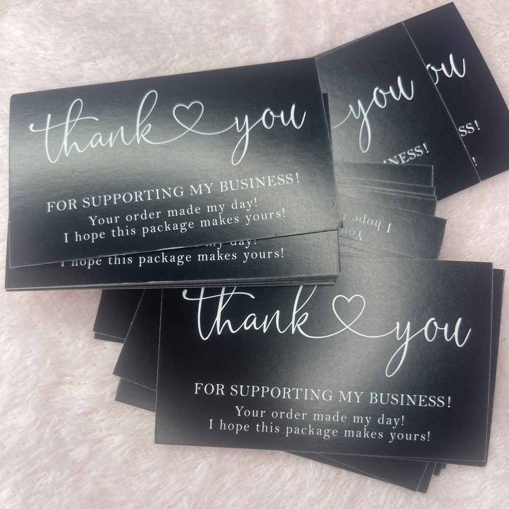 Thank you card 50 pcs